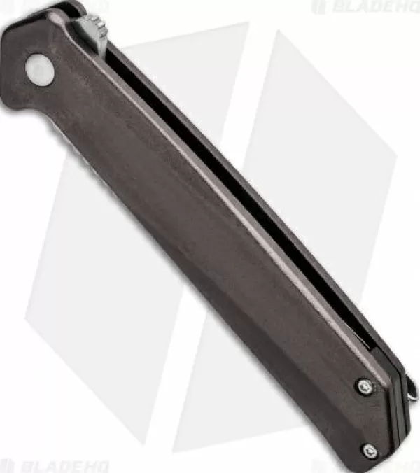 Store Featured Crkt Onion Helical Liner Lock Tanto Knife Aluminum (3.52 Satin) K500Gxp Pocket Knives