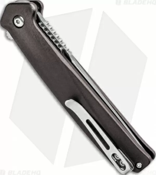 Store Featured Crkt Onion Helical Liner Lock Tanto Knife Aluminum (3.52 Satin) K500Gxp Pocket Knives