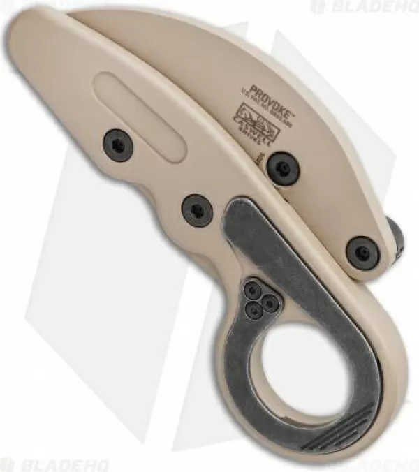 New Featured Crkt Provoke Kinematic Morphing Karambit Folding Knife (2.4 Desert Sand) Pocket Knives