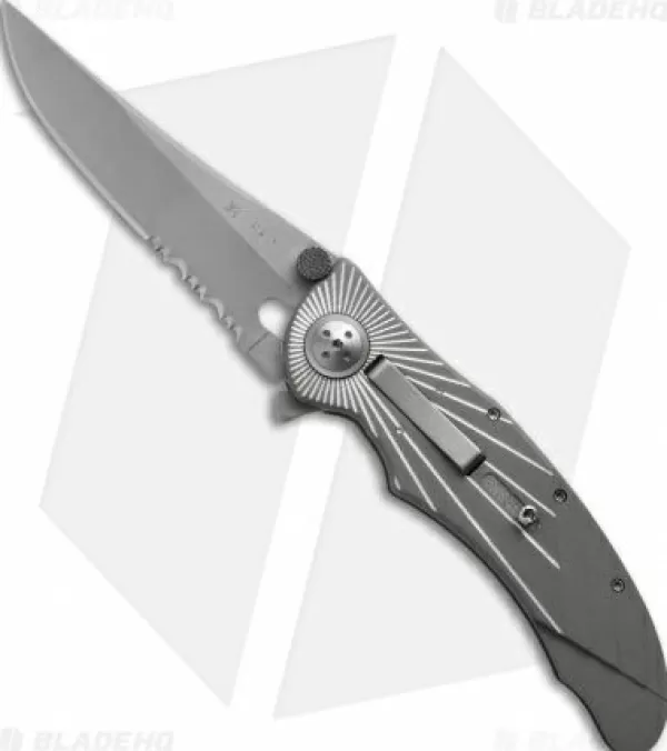 Discount Featured Crkt Starlight E-Lock 7353 Automatic Conversion (3.25 Serr) Automatic Knives