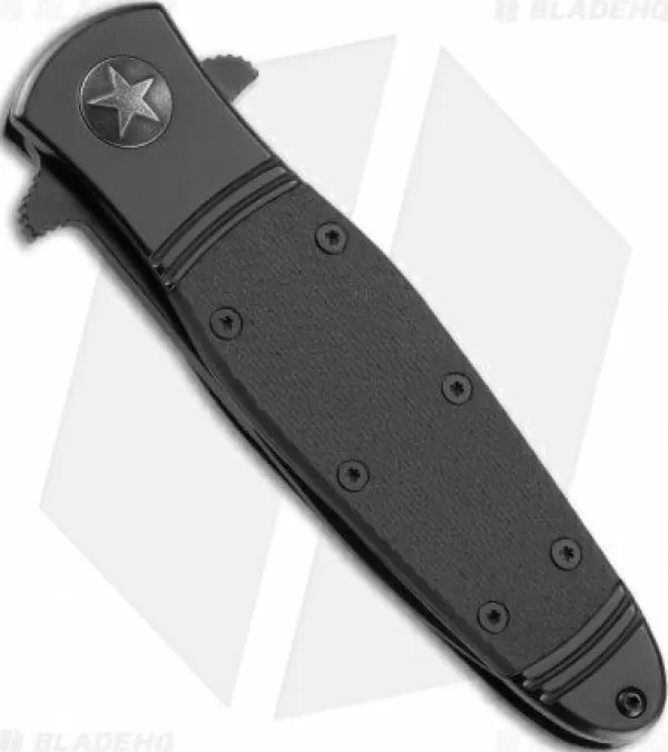 Outlet Gift Selection Crkt Bombastic Frame Lock Knife Black Gfn (3.3 Black Serr) K345Kks Tactical Knives