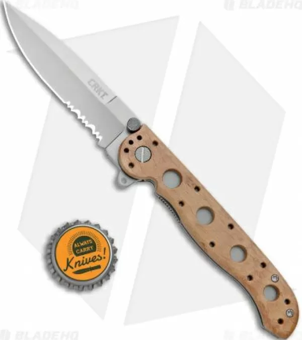 Online Gift Selection Crkt Carson M16-13Zm Desert Spear Point Flipper Knife (3.5 Bead Blast Serr) Pocket Knives