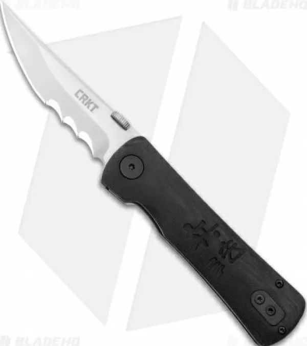 Best Gift Selection Crkt Folding Heiho Spring Assisted Knife (3.125 Satin Serr) 2901 Spring Assisted Knives