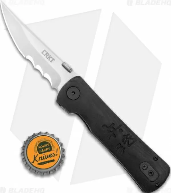 Best Gift Selection Crkt Folding Heiho Spring Assisted Knife (3.125 Satin Serr) 2901 Spring Assisted Knives