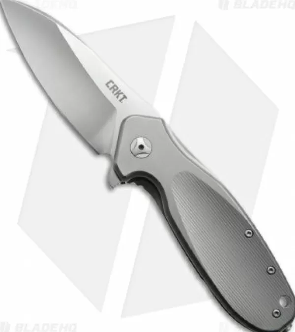Store Gift Selection Crkt Ken Onion Hi Jinx Frame Lock Knife Titanium (3.32 Satin) K280Txp Pocket Knives
