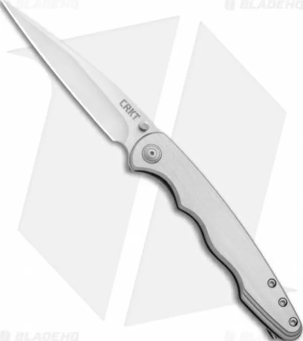 Store Gift Selection Crkt Lerch Flat Out Outburst Assisted Knife Stainless Steel (3.57 Satin) 7016 Spring Assisted Knives