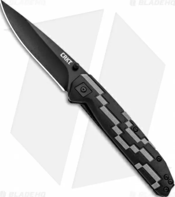 Clearance Gift Selection Crkt Lerch Hyperspeed Outburst Assisted Knife Black (3.58 Black) 7020 Spring Assisted Knives