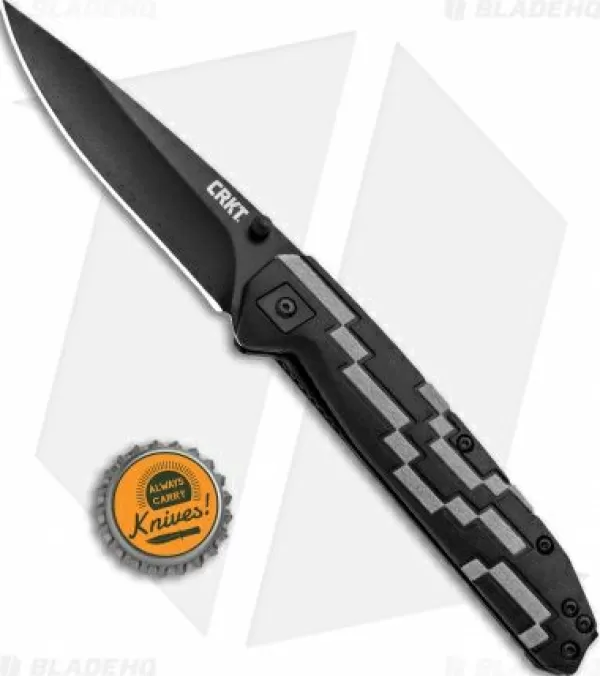 Clearance Gift Selection Crkt Lerch Hyperspeed Outburst Assisted Knife Black (3.58 Black) 7020 Spring Assisted Knives