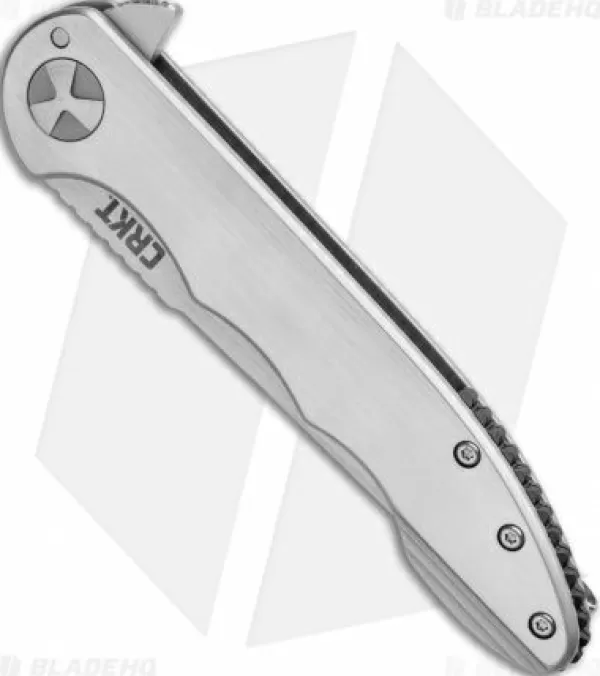 New Gift Selection Crkt Lerch Up & At 'Em Flipper Knife Stainless Steel (3.62 Satin) 7076 Pocket Knives