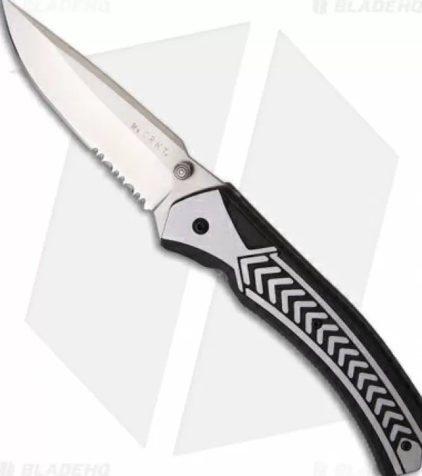 Clearance Gift Selection Crkt Lift Off Stainless Steel Spring Assisted Knife (3.5 Satin Serr) 6835 Spring Assisted Knives