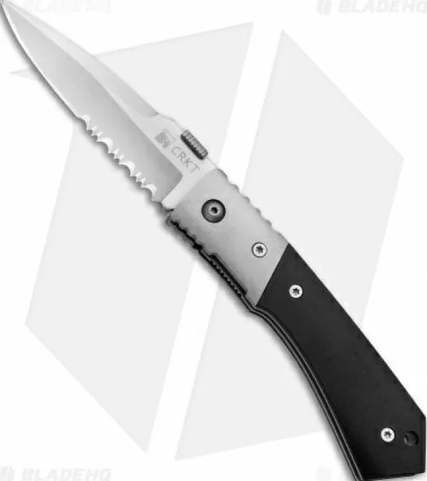 Shop Gift Selection Crkt Mini Tighe Tac Liner Lock Knife (2.6 Satin Serr) 8111 Pocket Knives