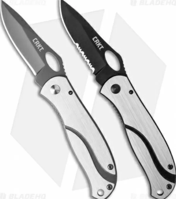 Outlet Gift Selection Crkt Pazodas Combination Pack Plain & Serrated Knives 64802C Pocket Knives