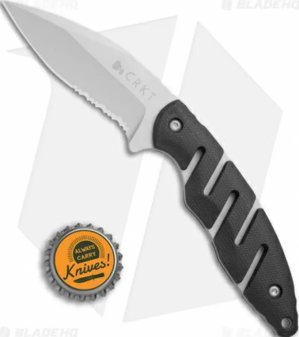 Cheap Gift Selection Crkt Ryan Plan B Fixed Blade Knife Zytel (2.8 Bead Blast Serr) 2813 Fixed Blade Knives