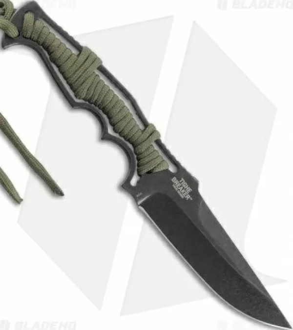 Flash Sale Gift Selection Crkt Tighe Breaker Fixed Blade Knife Green Paracord (4.25 Black Stonewash)1110 Tactical Knives