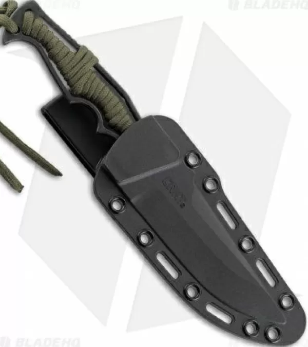 Flash Sale Gift Selection Crkt Tighe Breaker Fixed Blade Knife Green Paracord (4.25 Black Stonewash)1110 Tactical Knives