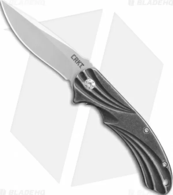 Cheap Gift Selection Crkt Williwaw Frame Lock Knife Stainless Steel (3 Satin) 6016 Pocket Knives