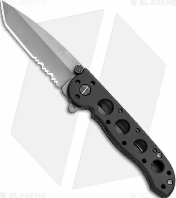 Sale High Quality Crkt Carson M16-12 Folding Tanto Flipper Knife Bb (3 Bead Blast Serr) Pocket Knives