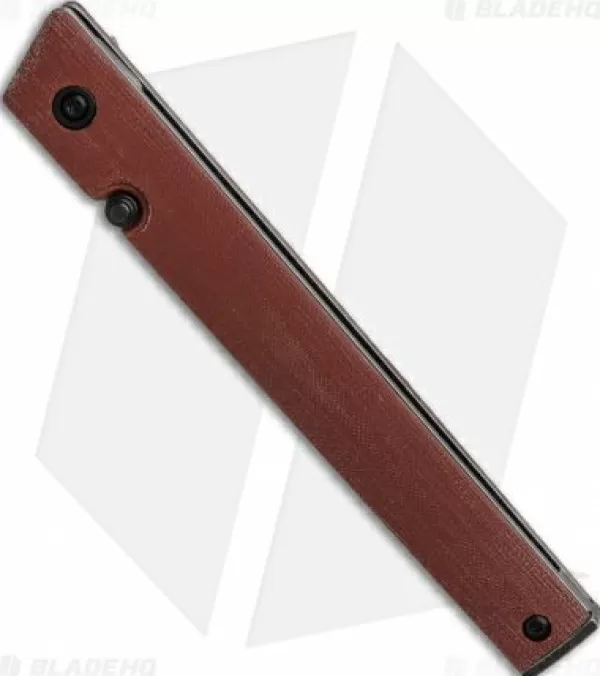 New High Quality Crkt Ceo Liner Lock Knife Burgundy Micarta (3.1 Smokewash D2) Pocket Knives
