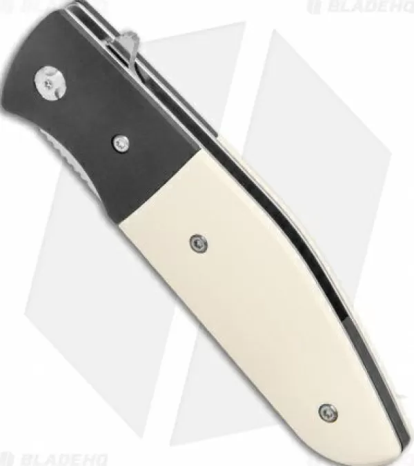 New High Quality Crkt Curfew Spring Assisted Knife White Fiber/Black Aluminum (3.1 Satin) Spring Assisted Knives