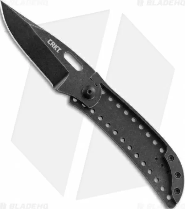 Sale High Quality Crkt Desta Lock Back Folding Knife (2.50 Black Stonewash) 2784 Pocket Knives