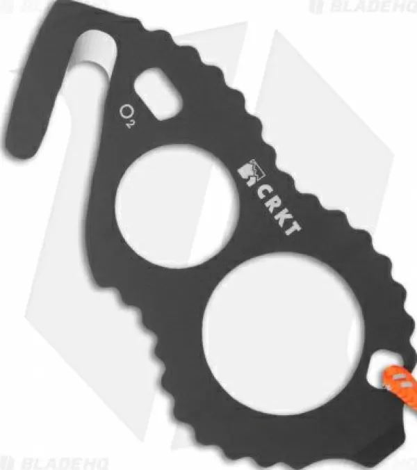 Flash Sale High Quality Crkt Extrik-8-R Black Mcgowan Emergency Rescue Tool Knife 2051K Fixed Blade Knives