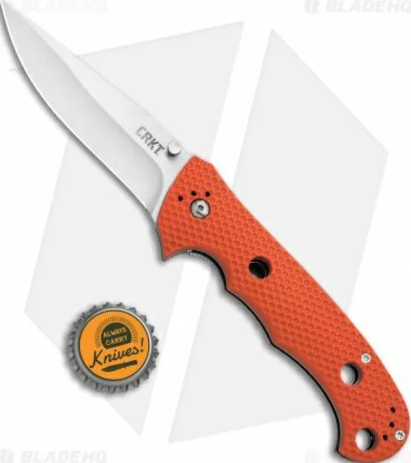 Store High Quality Crkt Hammond Cruiser Lawks Liner Lock Knife Orange (3.75 Satin) 7904Or Pocket Knives