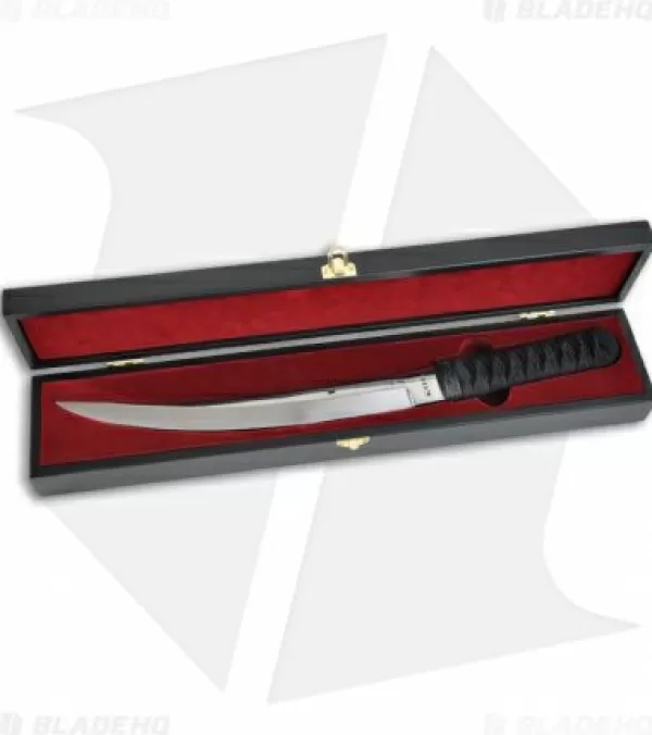 Cheap High Quality Crkt Hisshou Fixed Tanto Blade Combat Knife (13 Satin Plain) 2910N Fixed Blade Knives