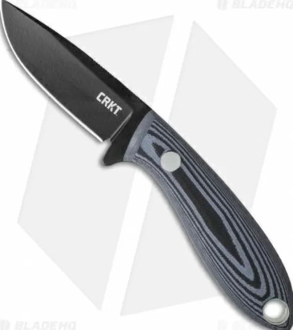 Cheap High Quality Crkt Krein Mossback Hunter Fixed Blade Knife G-10 (3.19 Black) Fixed Blade Knives