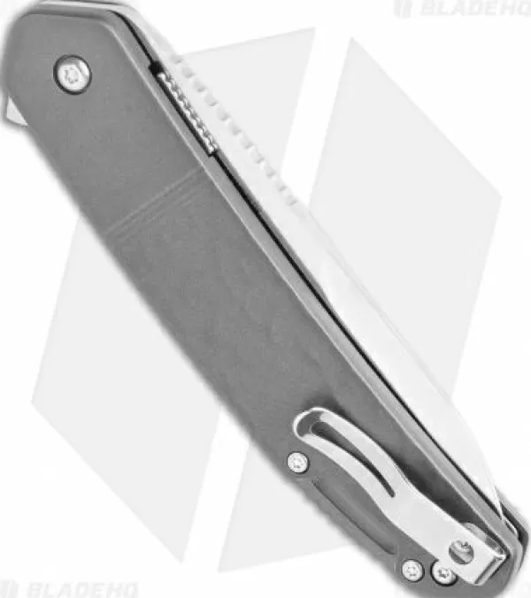 Fashion High Quality Crkt Onion Bona Fide Liner Lock Knife Gray Aluminum (3.5 Satin) K540Gxp Pocket Knives