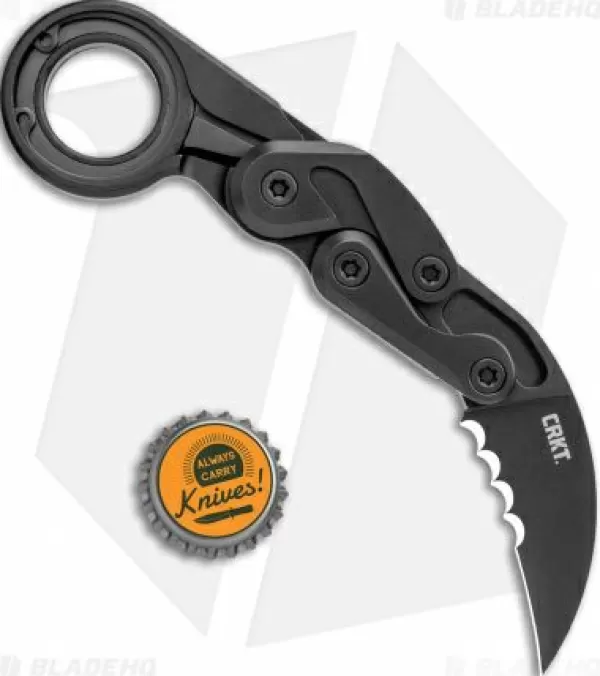 Best Sale High Quality Crkt Provoke Kinematic Morphing Karambit Folding Knife (2.4 Serr) 4040V Pocket Knives