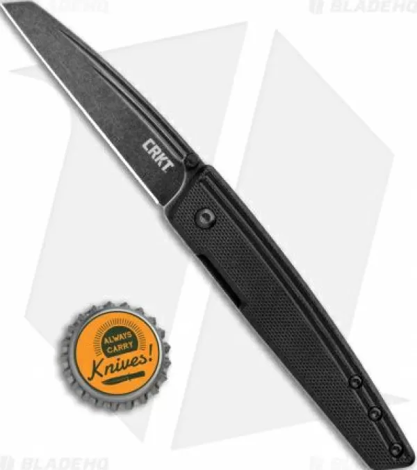 Online Large Choice Crkt Inara Frame Lock Knife Black G-10 (2.75 Satin) 7140 Pocket Knives