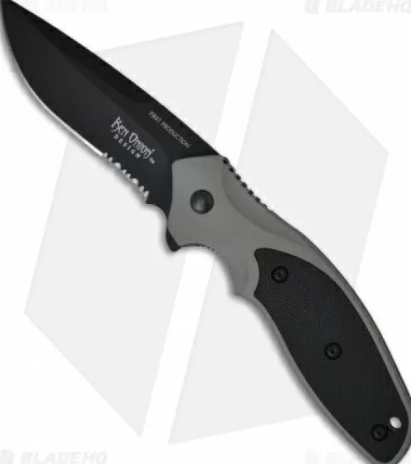 Cheap Large Choice Crkt Ken Onion Shenanigan Liner Lock Knife (3.25 Black Serr) K470Kks Pocket Knives