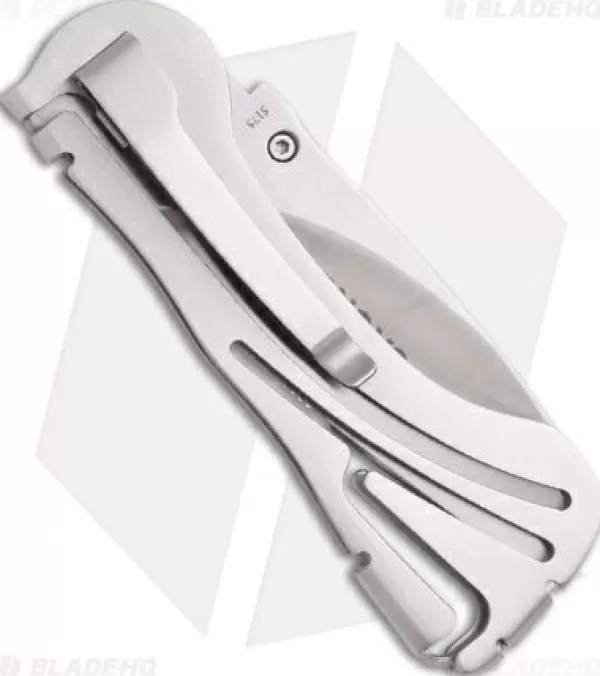 Shop Large Choice Crkt Klecker Nirk Novo Folding Knife W/ Brushed Frame (2.75 Satin Serr) 5175 Pocket Knives