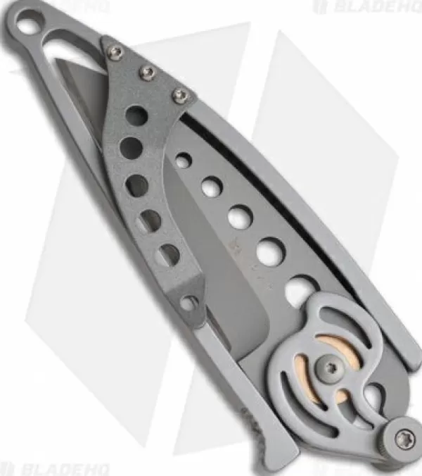 Discount Large Choice Crkt Van Hoy Snap Lock Folding Knife 5102 (2.5 Bead Blast Plain) Pocket Knives