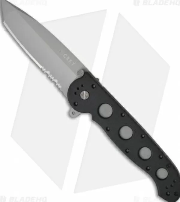 Hot Low Price Crkt Carson M16-14Z Zytel Tanto Flipper Knife (3.875 Bead Blast Serr) Pocket Knives