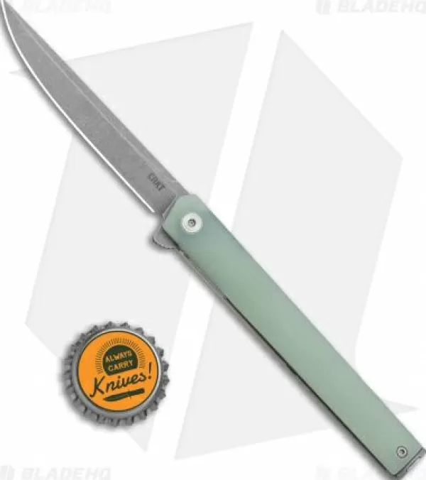 Online Low Price Crkt Ceo Exclusive Flipper Liner Lock Knife Natural G-10 (3.25 Stonewash) Pocket Knives