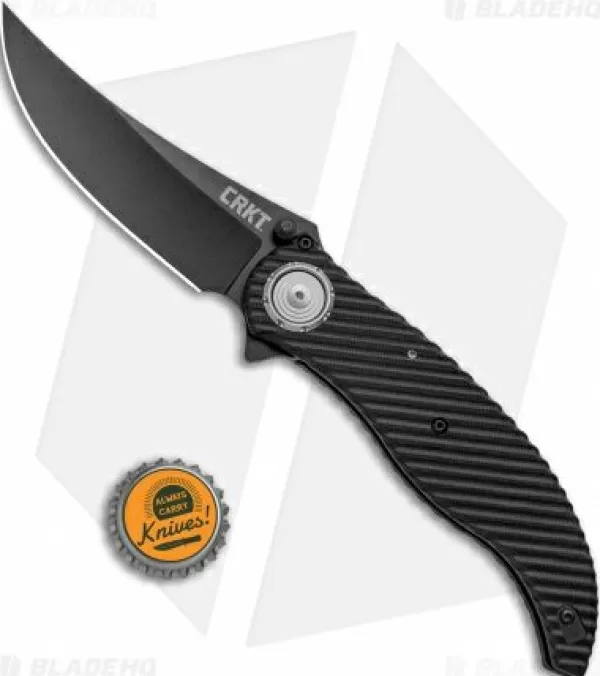 Best Low Price Crkt Clever Girl Folder Deadbolt Lock Knife Black G-10 (4 Black) 2640 Tactical Knives