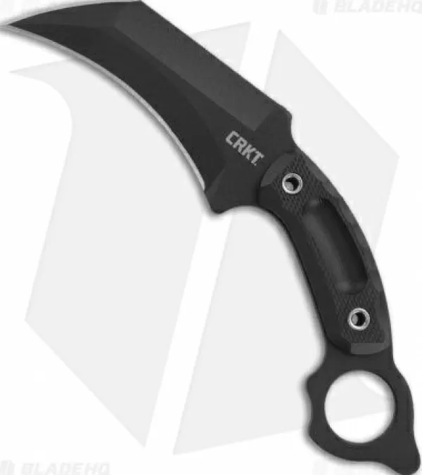 Best Low Price Crkt Du Hoc Karambit Fixed Blade Knife (5.1 Black) 2630 Tactical Knives