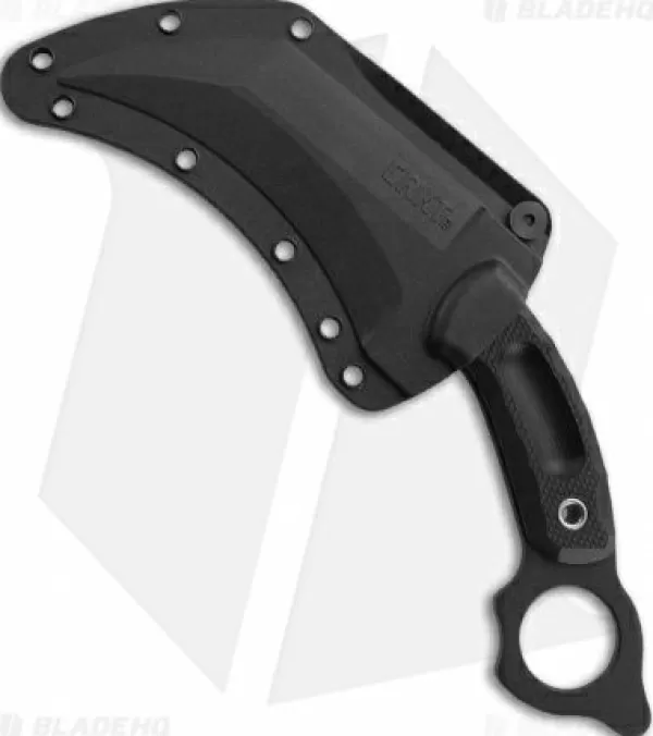 Best Low Price Crkt Du Hoc Karambit Fixed Blade Knife (5.1 Black) 2630 Tactical Knives