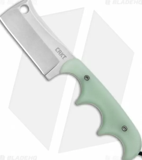 Best Low Price Crkt Folts Minimalist Cleaver Neck Knife Natural G-10 (2.1 Stonewash D2) Fixed Blade Knives