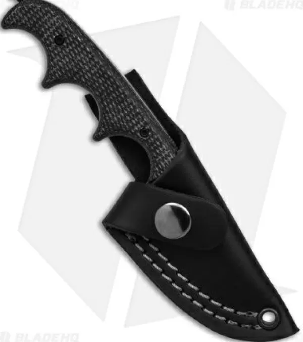 Hot Low Price Crkt Folts Minimalist Drop Point Neck Knife Black (2 Satin 154Cm) Fixed Blade Knives