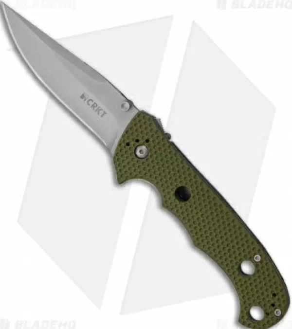 Cheap Low Price Crkt Hammond Cruiser Lawks Liner Lock Knife Od Green (3.75 Bead Blast) 7904Dg Pocket Knives