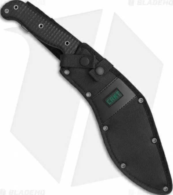 Sale Low Price Crkt Johnson Kuk Tactical Kukri Fixed Blade Knife (10.56 Black) 2742 Fixed Blade Knives