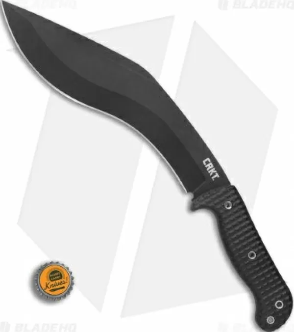 Sale Low Price Crkt Johnson Kuk Tactical Kukri Fixed Blade Knife (10.56 Black) 2742 Fixed Blade Knives