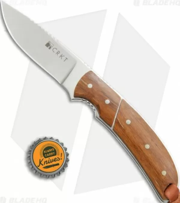 New Low Price Crkt Kilbuck Signature Fixed Blade Knife Bamboo (3.3 Mirror) 2810 Fixed Blade Knives
