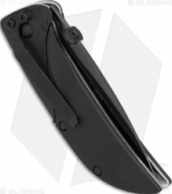 Clearance Low Price Crkt Koji Hara Ichi Spring Assisted Knife Black (2.5 Black) 1070K Spring Assisted Knives