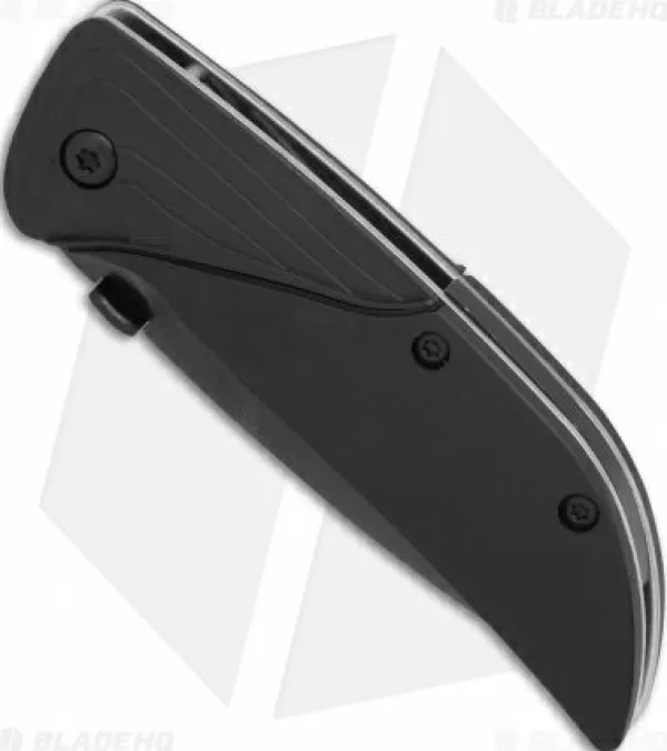 Clearance Low Price Crkt Koji Hara Ichi Spring Assisted Knife Black (2.5 Black) 1070K Spring Assisted Knives