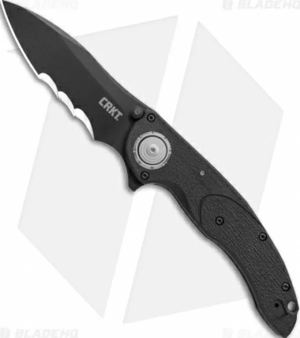 Best Low Price Crkt Linchpin Deadbolt Lock Knife Black G-10 (3.9 Black) 5406K Pocket Knives