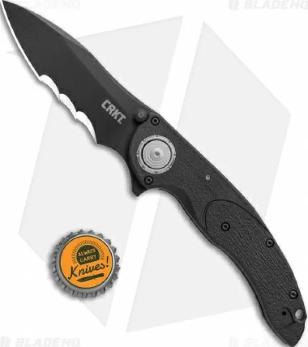 Best Low Price Crkt Linchpin Deadbolt Lock Knife Black G-10 (3.9 Black) 5406K Pocket Knives