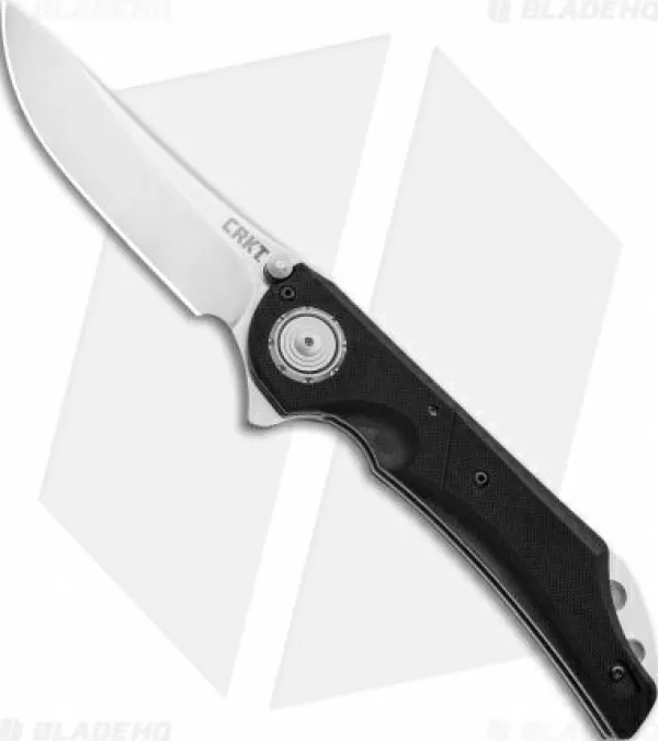 New Low Price Crkt Seismic Deadbolt Lock Knife Black G-10 (3.9 Satin) 5401 Pocket Knives